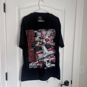 GOAT Crew Racing Graphic T-Shirt Mens XL Black Formula Car Streetwear Tee NWOT